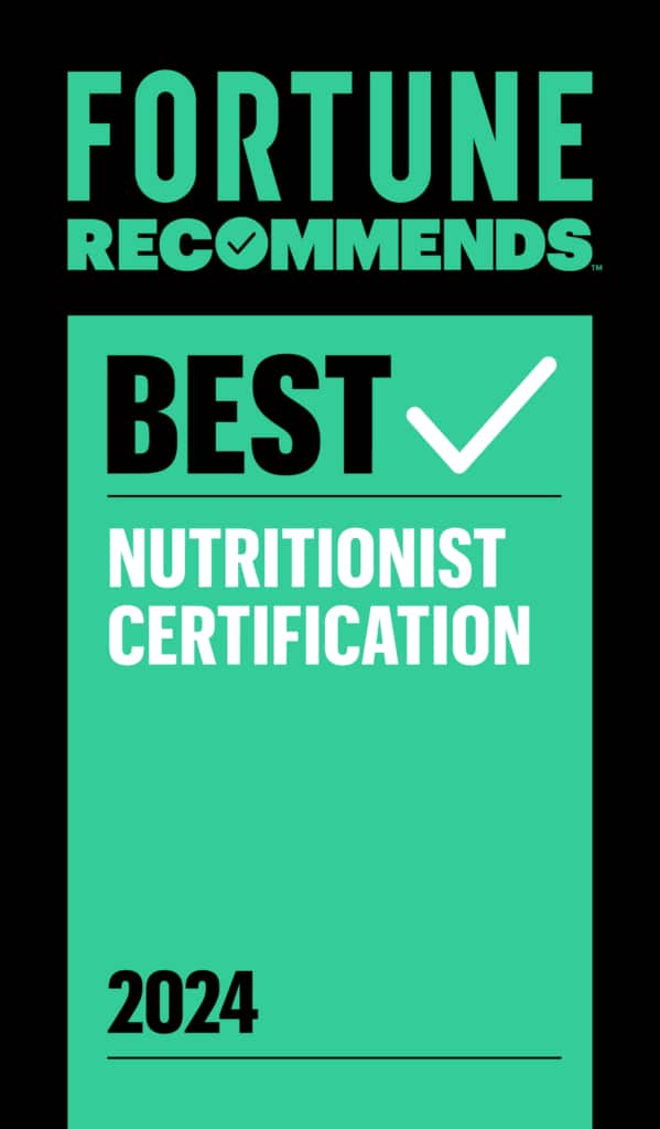 Fortune Recommends Best Nutritionist Certification 2024